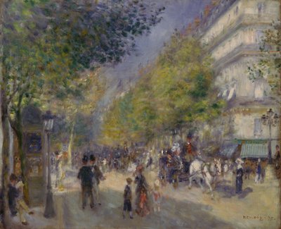 Die großen Boulevards von Pierre Auguste Renoir